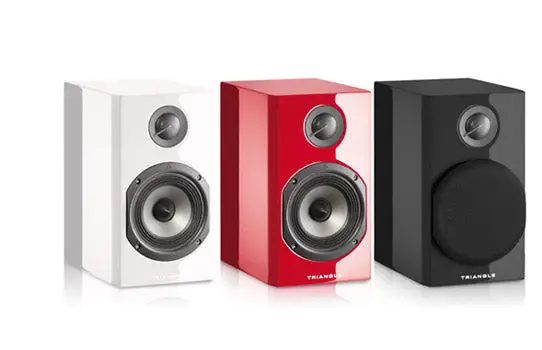 Triangle The bookshelf color black (pair) for home audio and speaker systems