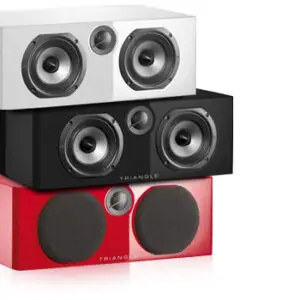 Triangle The center channel color red (piece) for home audio and speaker systems
