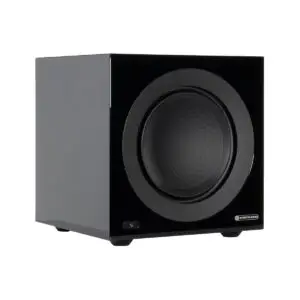 Monitor Audio Anthra W10 Gloss Black for home audio and speaker systems