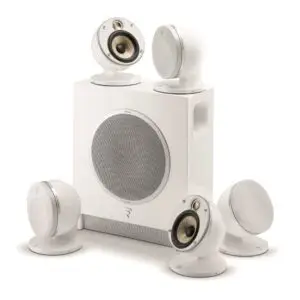 Focal Dome 5.1 Flax & Sub Air White for home audio and speaker systems