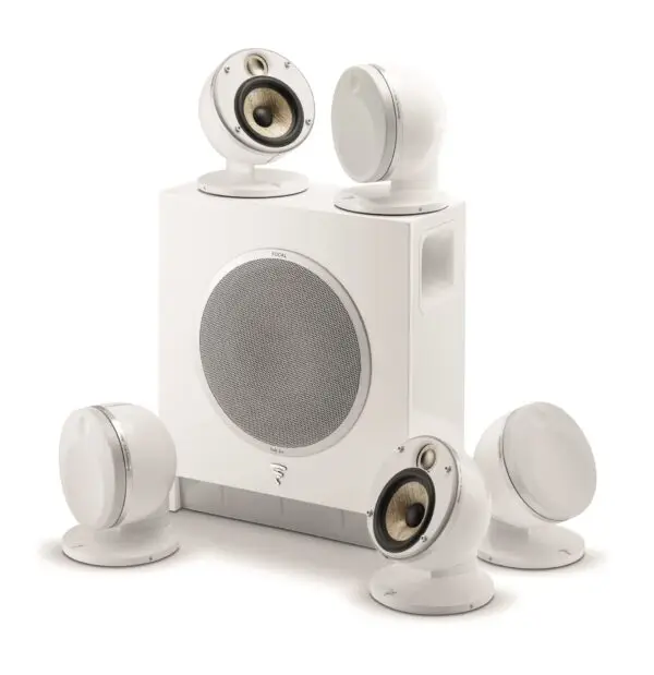 Focal Dome 5.1 Flax & Sub Air White for home audio and speaker systems