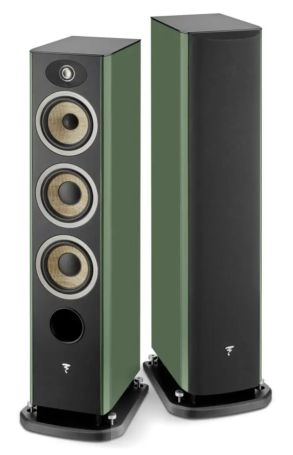 Focal Aria Evo X No2 Moss Green High Gloss (Pair) for home audio and speaker systems