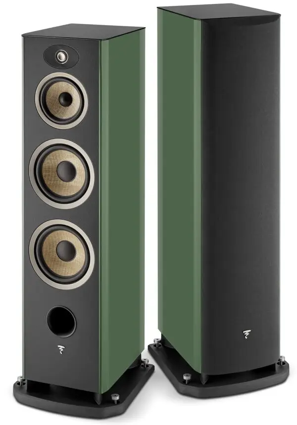 Focal Aria Evo X No4 Moss Green High Gloss (Pair) for home audio and speaker systems