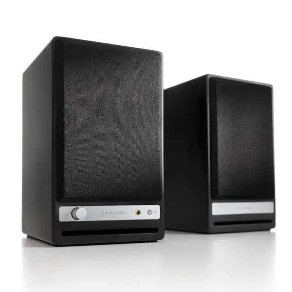 Audioengine HD4 Black (Pair) for home audio and speaker systems