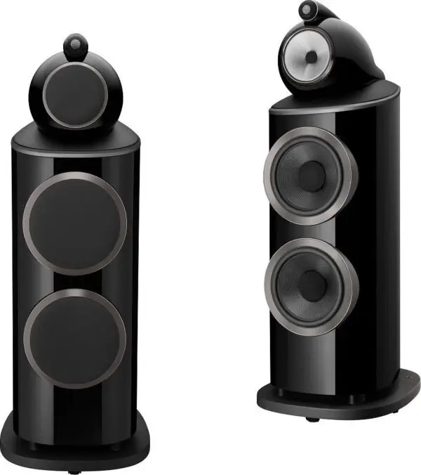 Bowers & Wilkins 801 D4 Black (Pair) for home audio and speaker systems