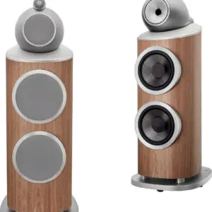 Bowers & Wilkins 801 D4 Satin Walnut (Pair) for home audio and speaker systems