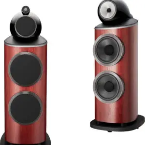 Bowers & Wilkins 801 D4 Satin Rosenut (Pair) for home audio and speaker systems