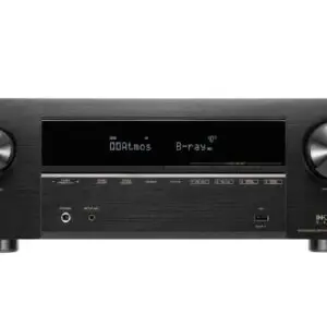 Denon AVR-X1700H 7.2 Black for home audio and speaker systems