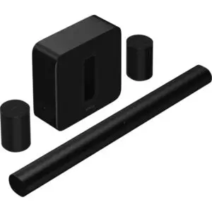 Sonos Era 100 Premium Immersive Set with Sub & Arc Black for home audio and speaker systems