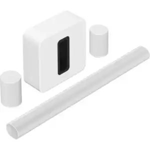 Sonos Era 100 Premium Immersive Set with Sub & Arc White for home audio and speaker systems