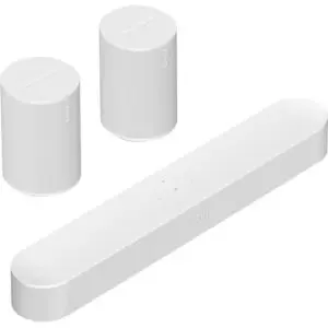 Sonos Era 100 Surround Set with Beam White for home audio and speaker systems
