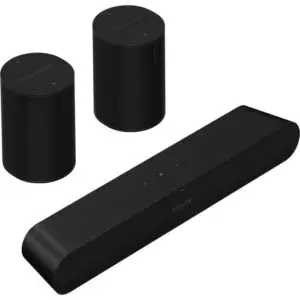 Sonos Era 100 Surround Set with Ray Black for home audio and speaker systems