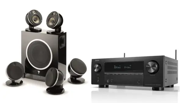 Focal Dome Flax 5.1 & Sub Air + Denon AVR-X2800H DAB for home audio and speaker systems