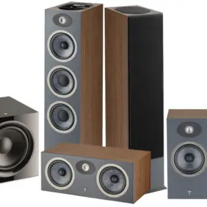 Focal Theva N3-D Dark Wood Cinema 5.1.2 for home audio and speaker systems