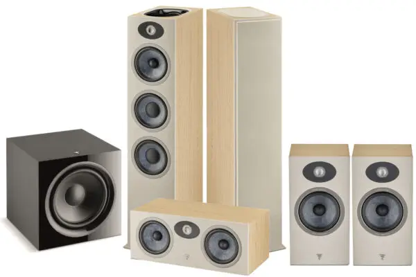 Focal Theva N3-D Light Oak Cinema 5.1.2 for home audio and speaker systems