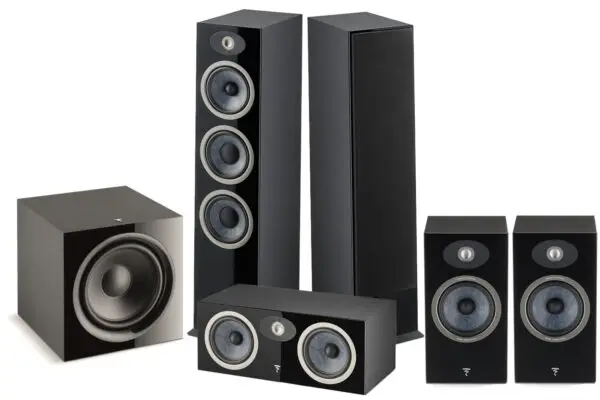 Focal Theva N3 Black Cinema 5.1 for home audio and speaker systems