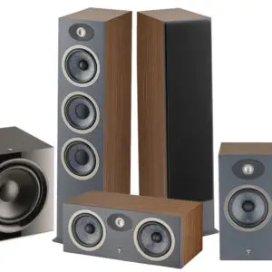 Focal Theva N3 Dark Wood Cinema 5.1 for home audio and speaker systems