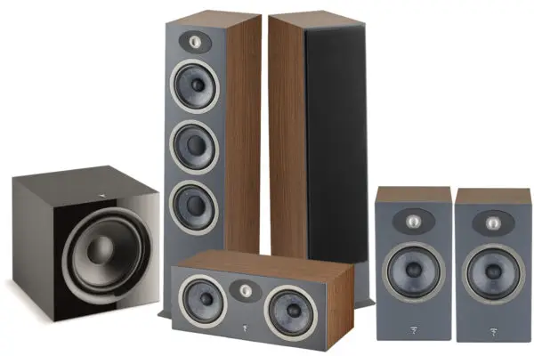 Focal Theva N3 Dark Wood Cinema 5.1 for home audio and speaker systems