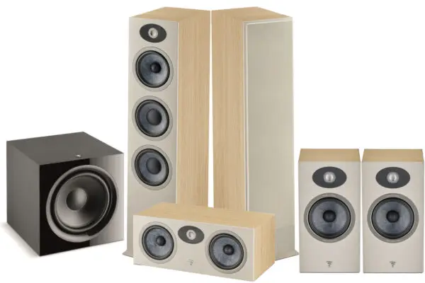 Focal Theva N3 Light Oak Cinema 5.1 for home audio and speaker systems