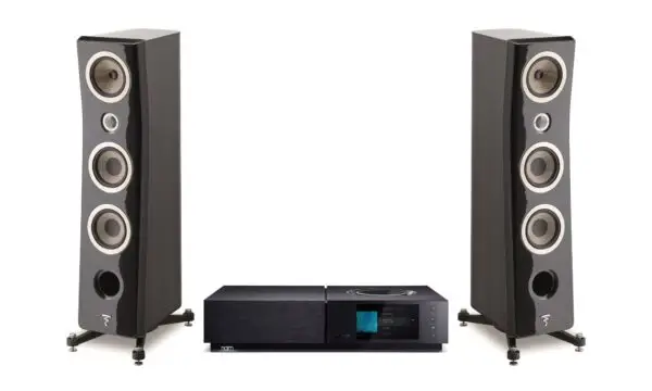 Focal Kanta  Black (Pair) / Naim Uniti Nova for home audio and speaker systems