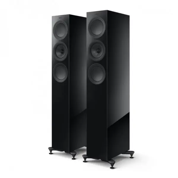 Kef R5 Meta Black Gloss (Pair) for home audio and speaker systems