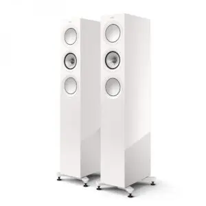Kef R5 Meta White Gloss (Pair) for home audio and speaker systems