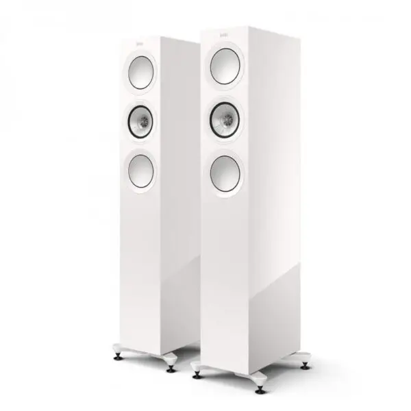 Kef R5 Meta White Gloss (Pair) for home audio and speaker systems
