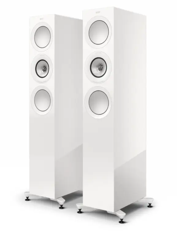Kef R7 Meta White Gloss (Pair) for home audio and speaker systems