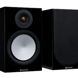 Monitor Audio Silver 100 Black Gloss (Pair) for home audio and speaker systems