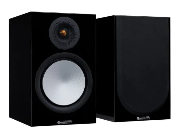 Monitor Audio Silver 100 Black Gloss (Pair) for home audio and speaker systems