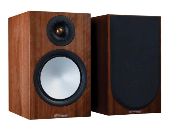 Monitor Audio Silver 100 Natural Walnut (Pair) for home audio and speaker systems