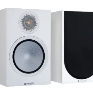 Monitor Audio Silver 100 Satin White (Pair) for home audio and speaker systems