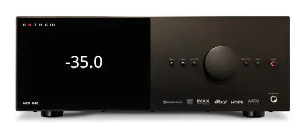 Anthem MRX 1140 8K 11.2 Black for home audio and speaker systems