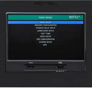 Rotel RSP-1582 Black for home audio and speaker systems