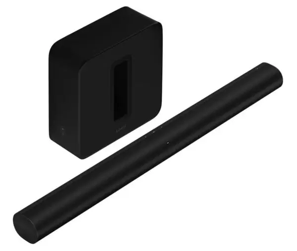 Sonos Premium Entertainment Set Arc & Sub Black for home audio and speaker systems