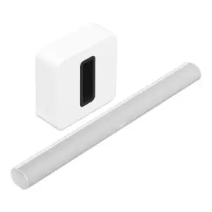 Sonos Premium Entertainment Set Arc & Sub White for home audio and speaker systems