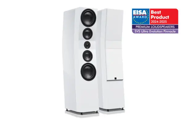 SVS Ultra Evolution Pinnacle Piano Gloss White (Pair) for home audio and speaker systems