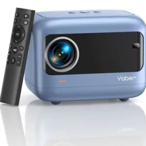 Yaber L1 Blue Ultra Mini Projector for home audio and speaker systems