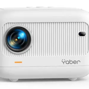 Yaber L1 White Ultra Mini Projector for home audio and speaker systems